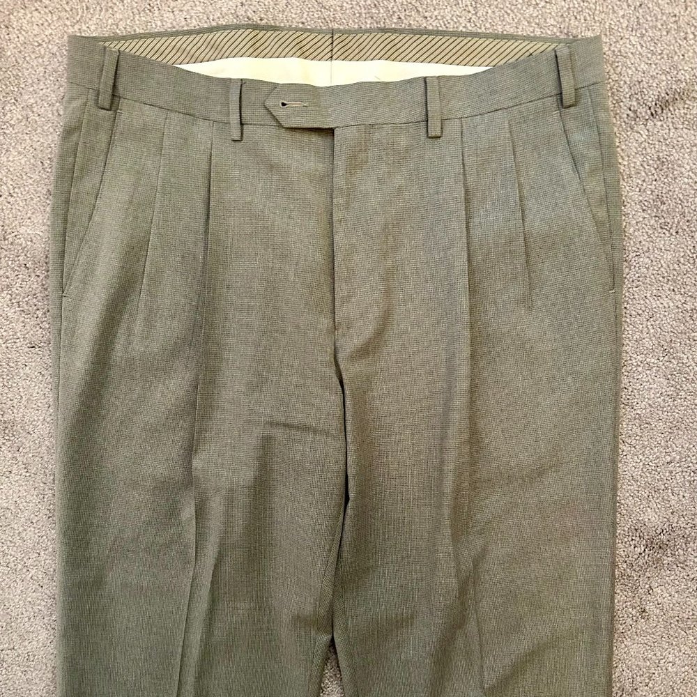 Ralph Lauren - Pleated Suit Pants - Men | Color: Light Grey | Size: 36 / 32